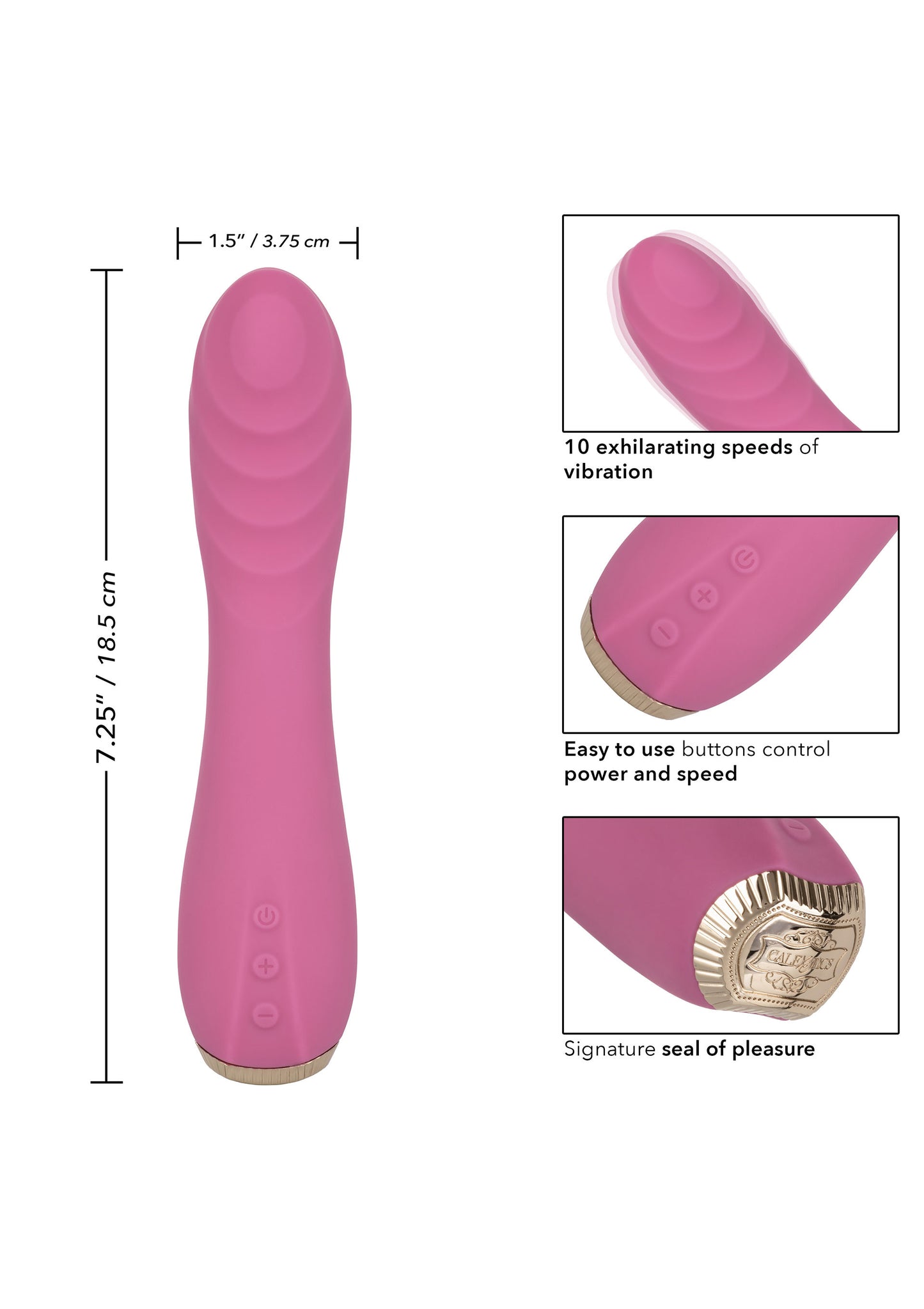Vibratore in silicone vaginale Uncorked Pinot