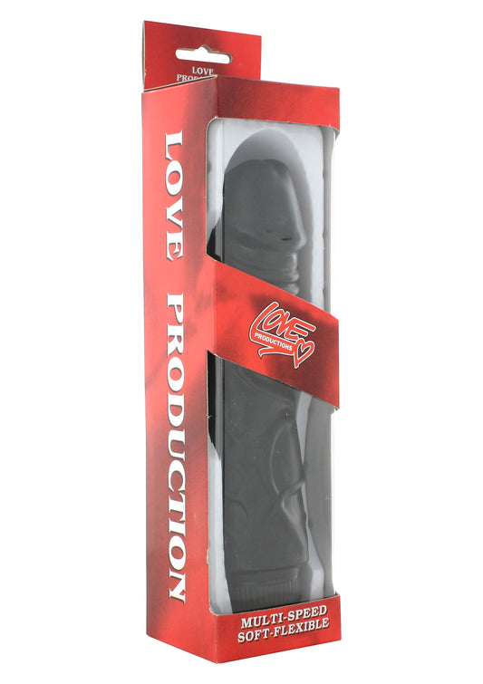 Vibratore nero Pleasures Vibrator 22 cm