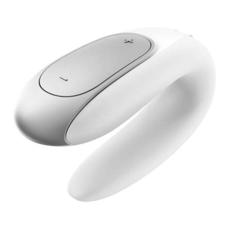 Vibratore per coppia Double Fun White con APP