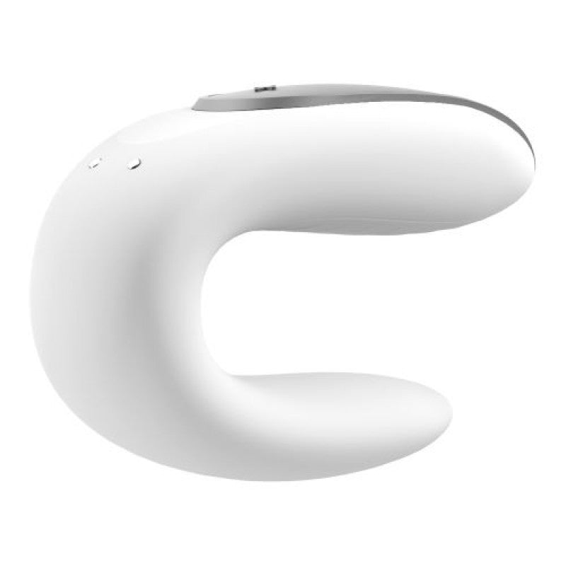 Vibratore per coppia Double Fun White con APP