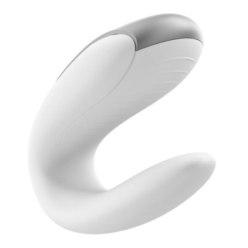 Vibratore per coppia Double Fun White con APP