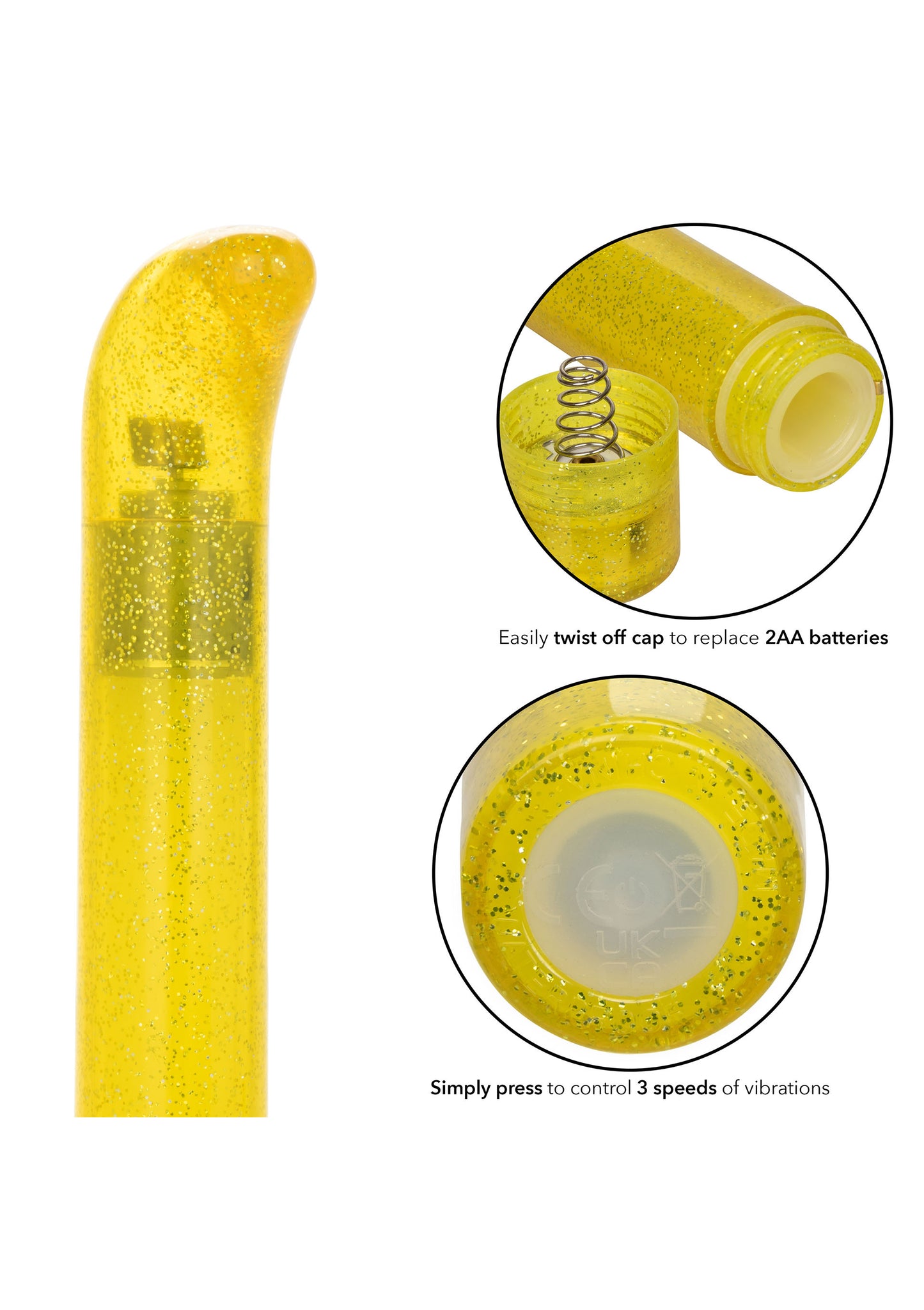 Vibratore punto g Sparkle Slim G-vibe