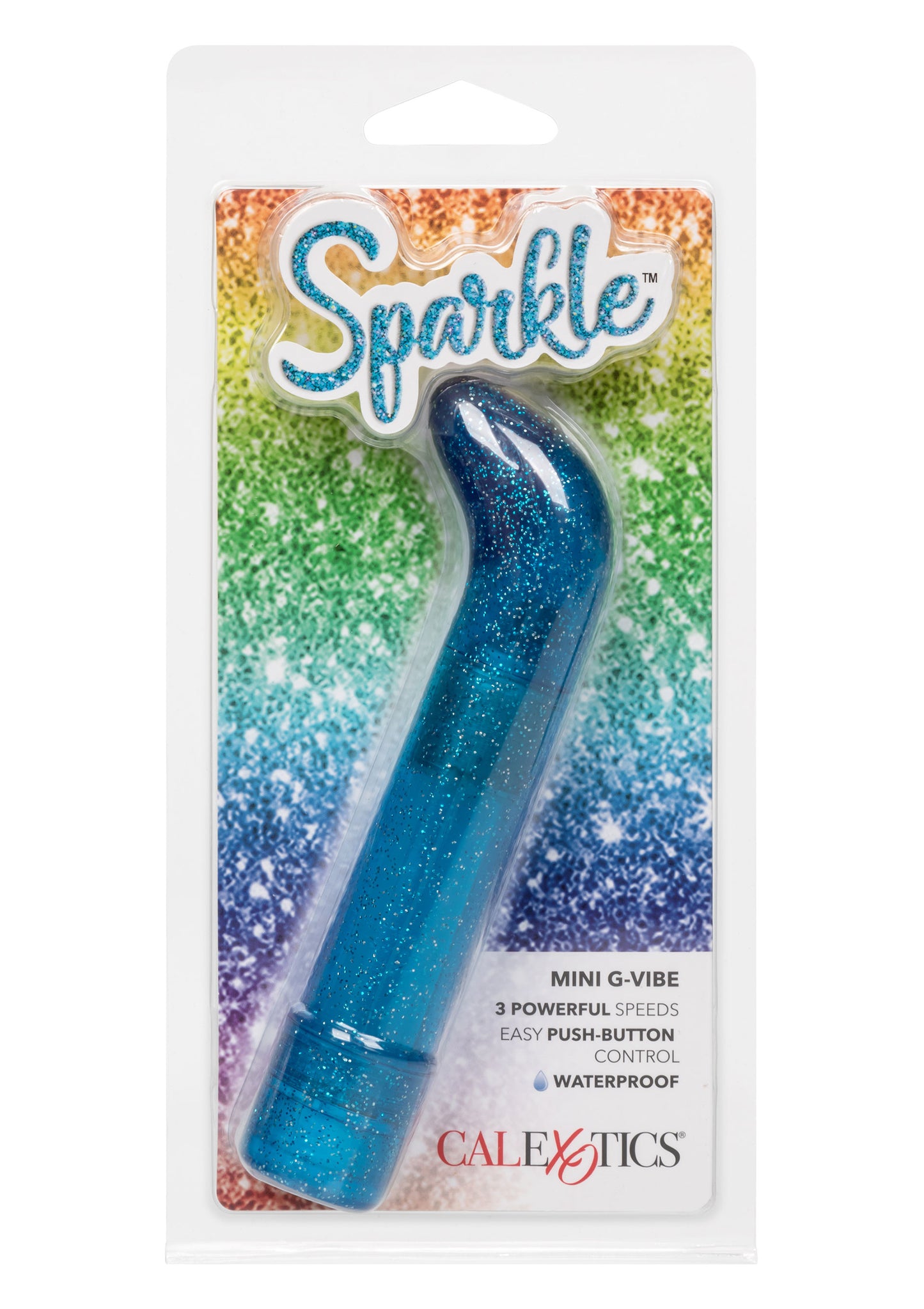 Vibratore punto g blu Sparkle Mini G-Vibe