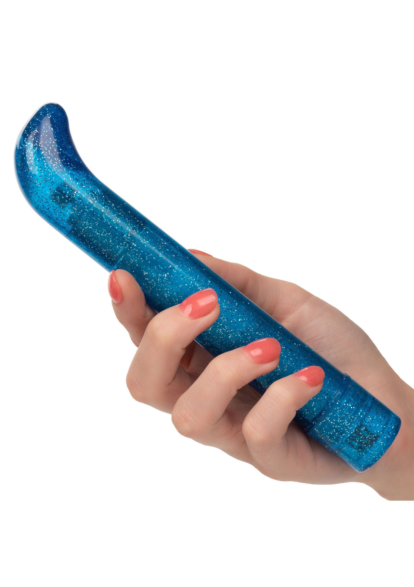 Vibratore punto g blu Sparkle Slim G-vibe