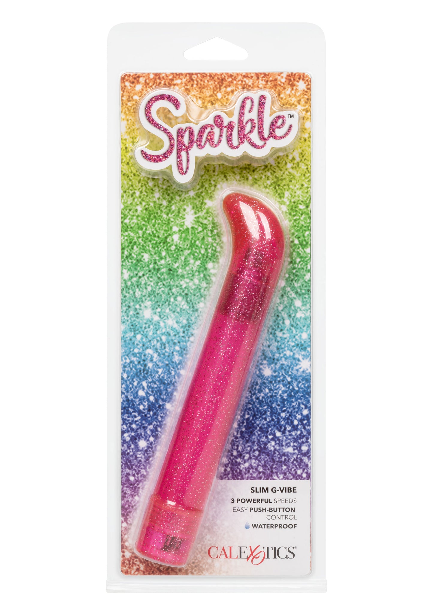 Vibratore punto g rosa Sparkle Slim G-vibe