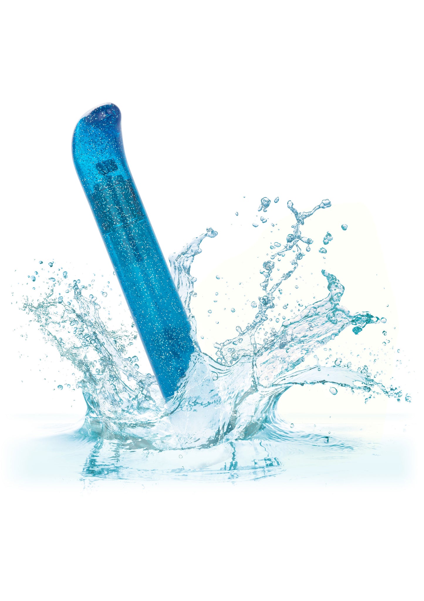 Vibratore punto g blu Sparkle Slim G-vibe