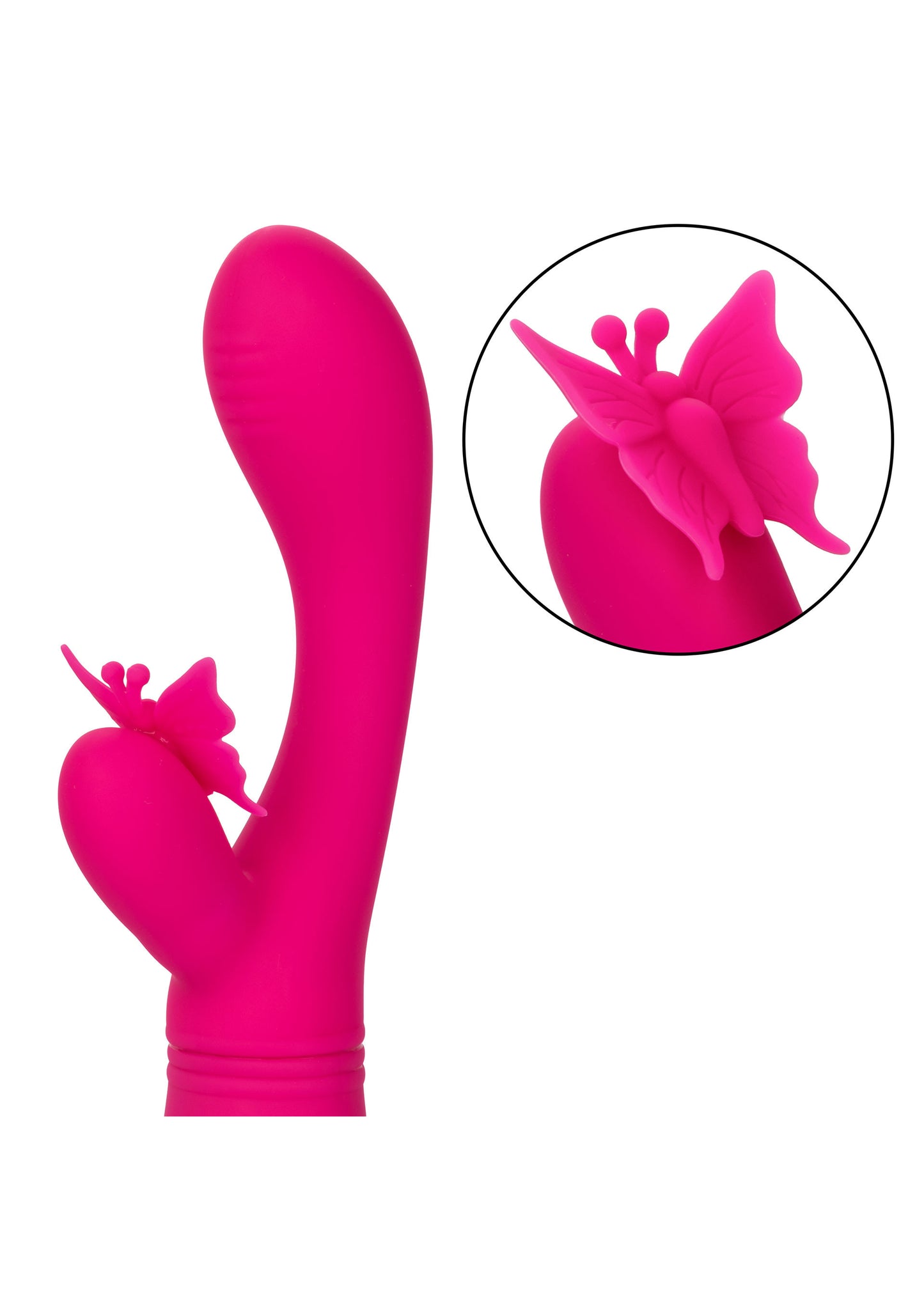 Vibratore rabbit Butterfly Kiss Flutter fucsia