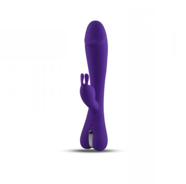 Vibratore rabbit toyz4lovers purple stimolatore in silicone