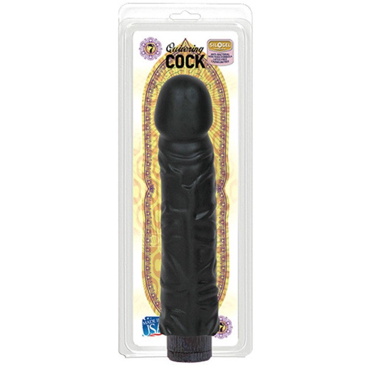 Vibratore Realistico Cock vibrating dildo black 7
