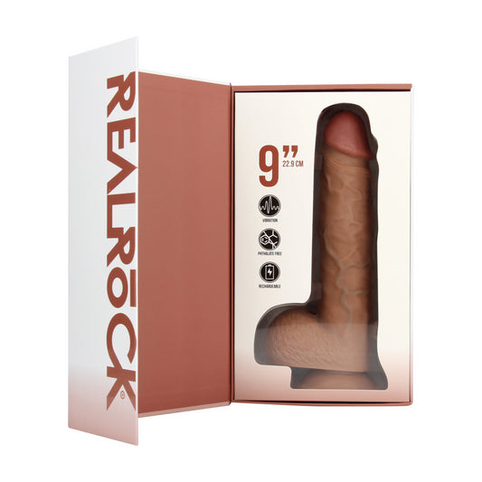 Vibratore realistico dildo con testicoli RealRock