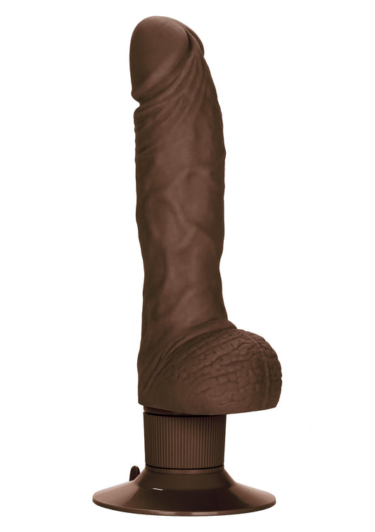 vibratore realistico vaginale anale con testicoli impermeabile dildo vibrante