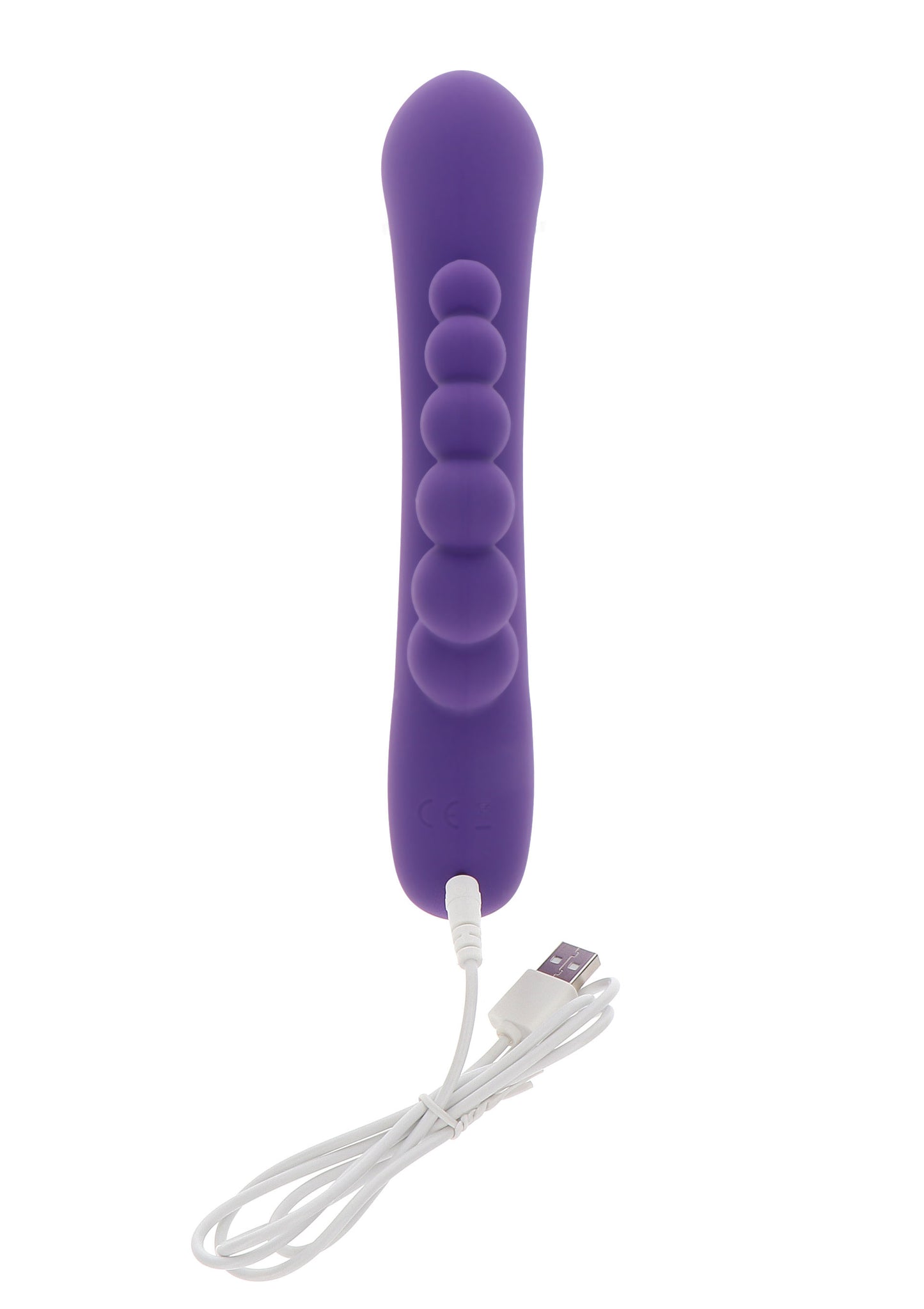 Vibratore triplo stimolatore vaginale anale clitoride in silicone
